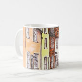 Reihe von Häusern Kaffeetasse (Vorderseite Links)