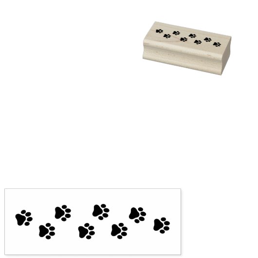 Reihe von Kuh-Kuh-Prints für Katzen Gummistempel (Stempel)