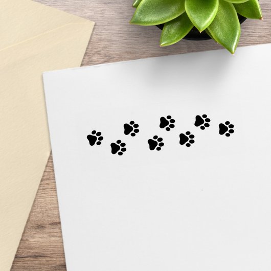 Reihe von Kuh-Kuh-Prints für Katzen Gummistempel