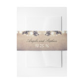 Reihe von leuchtenden Baumzweigen Einladungsbanderole (Vorderseite Beispiel)