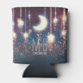 Reihe von Lichtern Nachtstars Moon Dosenkühler (Rückseite)