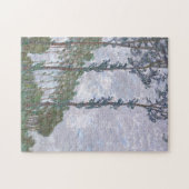 Reihe von Poplars mit Windeffekten von Claude Mone Puzzle (Horizontal)