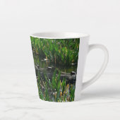 Reihe von Schildkröten Grünes Foto Milchtasse (Rechts)