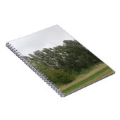 Reihe von Trees Landscape Notebook Notizblock (Rechte Seite)
