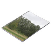 Reihe von Trees Landscape Notebook Notizblock (Linke Seite)