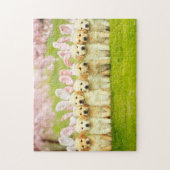 Reihe von Welpen-Häschen Puzzle (Vertikal)