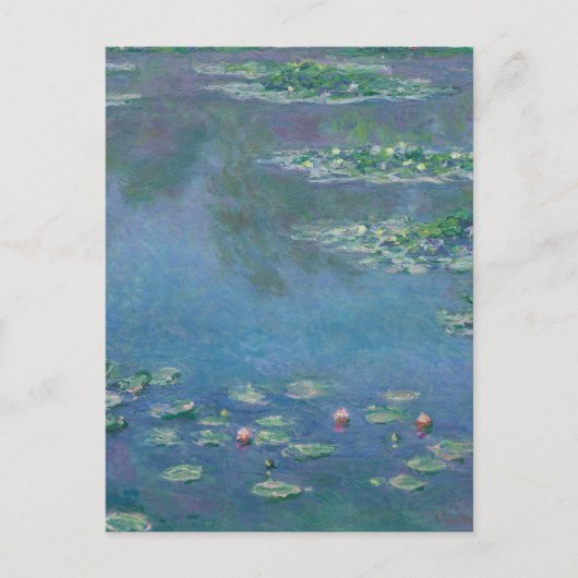 Reihe Water Lilies von Claude Monet Postcard Postkarte (Vorderseite)