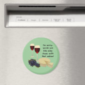 Reihe Wein und Käse Magnet (In Situ (Geschirrspüler))