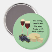 Reihe Wein und Käse Magnet (Vorderseite/Rückseite)