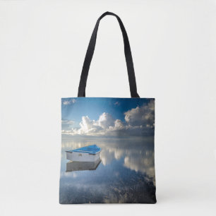 Reihen-Boot auf dem Wasser Tasche