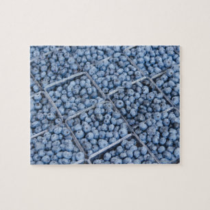 Reihen der Blaubeeren Puzzle