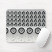 Reihen der Lautsprecher (digital) Mousepad (Mit Mouse)