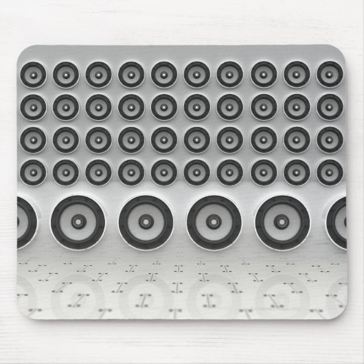 Reihen der Lautsprecher (digital) Mousepad (Vorne)