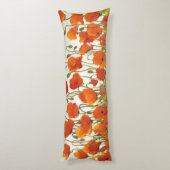 Reihen der Mohnblumen I Seitenschläferkissen (Rückseite (Vertikal))