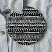 Reihen der schwarzen und weißen Doodle-Muster Button (Beispiel)