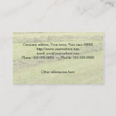 Reihen der Silage, die gesammelt wird Visitenkarte (Rückseite)