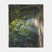 Reihen des Bambusses Fleecedecke (Vorderseite)