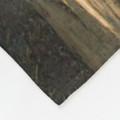 Reihen des Bambusses Fleecedecke (Ecke)