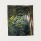 Reihen des Bambusses Wandteppich (Vorderseite)