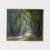 Reihen des Bambusses Wandteppich (Vorderseite (Horizontal))