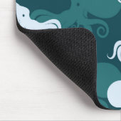 Reihen des Kraken-Musters Mousepad (Ecke)