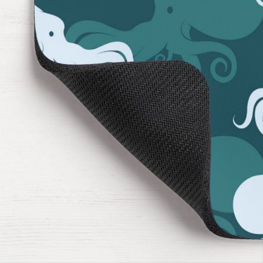 Reihen des Kraken-Musters Mousepad (Ecke)