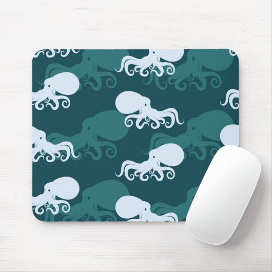 Reihen des Kraken-Musters Mousepad (Mit Mouse)