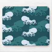 Reihen des Kraken-Musters Mousepad (Vorne)