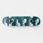 Reihen des Kraken-Musters Skateboard (Horizontal)