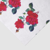 Reihen des roten Rosen-Seidenpapiers Seidenpapier (Detail)