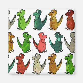 Reihen des T-Rex-Magnet Magnet