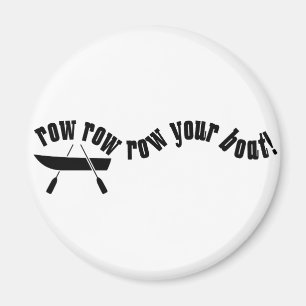 Reihen-Reihen-Reihe Ihr Boot! Magnet