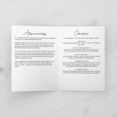 Reihenfolge der Dienstverpflichtung 7-Foto-Gedenkf Programm (Innenseite)