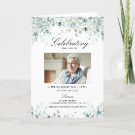 Reihenfolge der Eukalyptus-Blätter | Memorial Programm