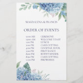 Reihenfolge der Hochzeiten (Vorderseite)