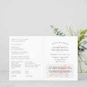 Reihenfolge der Hochzeitprogramme (Stehend Vorderseite)