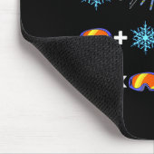 Reihenfolge der Mathematikoperation Ski fahren Sch Mousepad (Ecke)