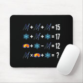 Reihenfolge der Mathematikoperation Ski fahren Sch Mousepad (Mit Mouse)