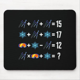 Reihenfolge der Mathematikoperation Ski fahren Sch Mousepad