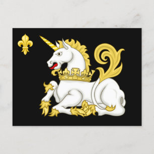 Reihenfolge der Postkarte für das Einhorn