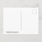 Reihenfolge der Postkarte für das Einhorn (Rückseite)