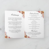 Reihenfolge des Fotos des Herbstbeerprogramms Programm (Innenseite)