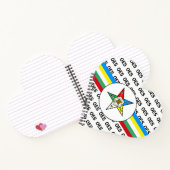 Reihenfolge des Osterstern-kleinen Notepad Notizblock (Innenseite)