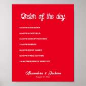 Reihenfolge des Tages Poster (Vorne)