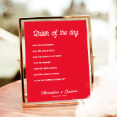 Reihenfolge des Tages Poster