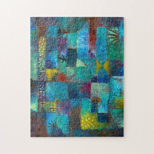 Reihengarten (1920) Gemälde von Paul Klee Puzzle (Vertikal)