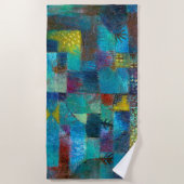 Reihengarten (1920) - Paul Klee - Abstrakte Kunst Strandtuch (Vorderseite)