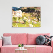 Reihengarten auf Mallorca (von Santiago Rusiñol) Leinwanddruck (Insitu (Wohnzimmer))