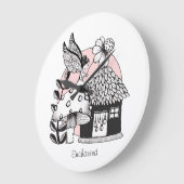 Reihenhaus Große Wanduhr (Winkel)