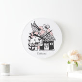 Reihenhaus Große Wanduhr (Zuhause)